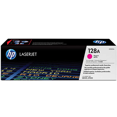 Genuine HP 128A Magenta Toner Cartridge (1,300 pages) 